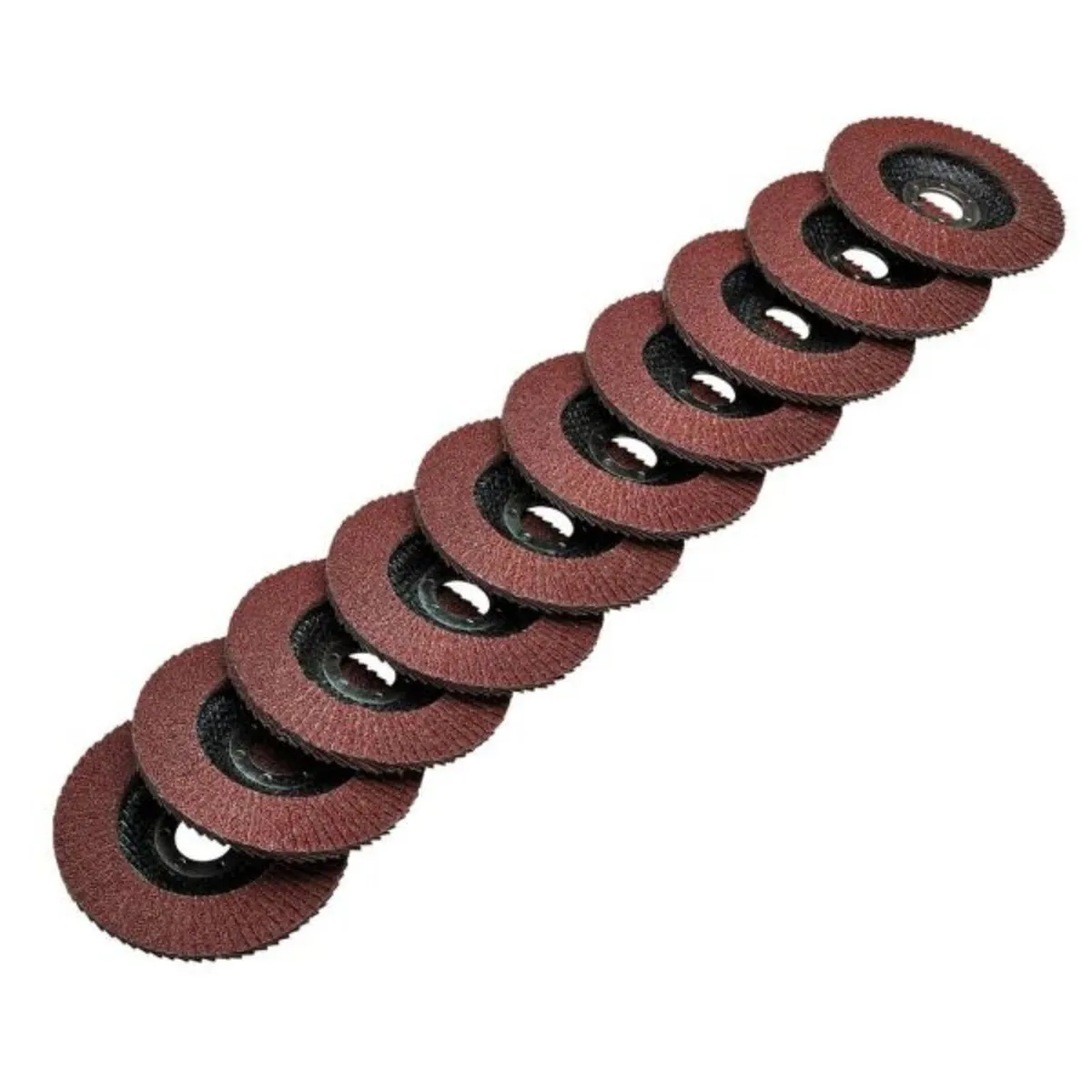 Draper Aluminium Oxide Flap Discs, 115 x 22.23mm, - Image 3