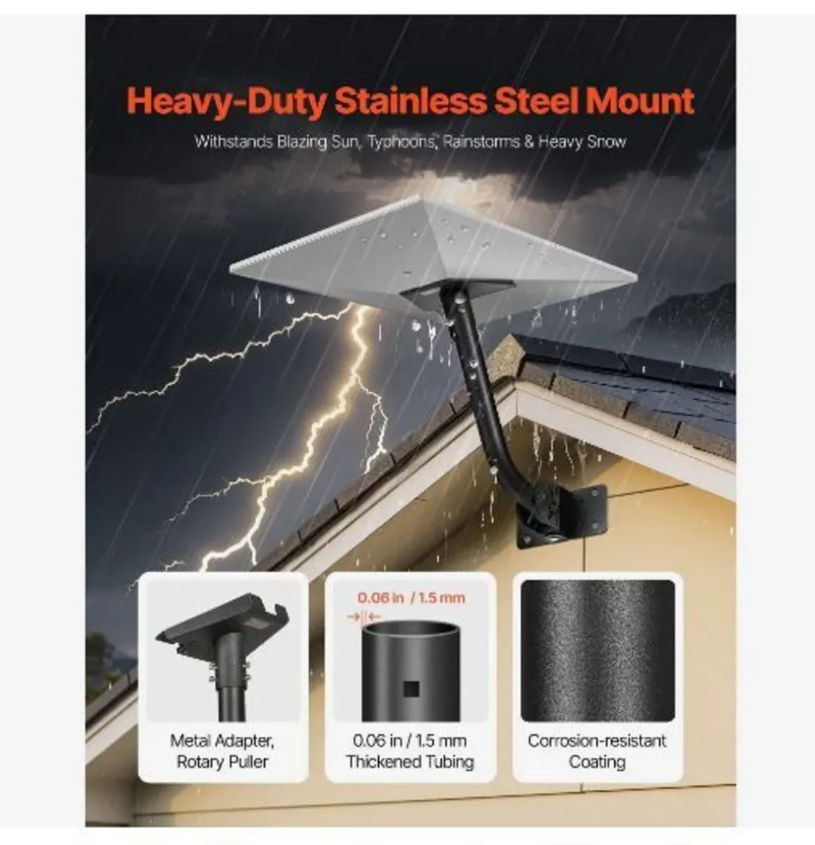 Starlink Gen 3 Mount, Adjustable Angle Wall - Image 2