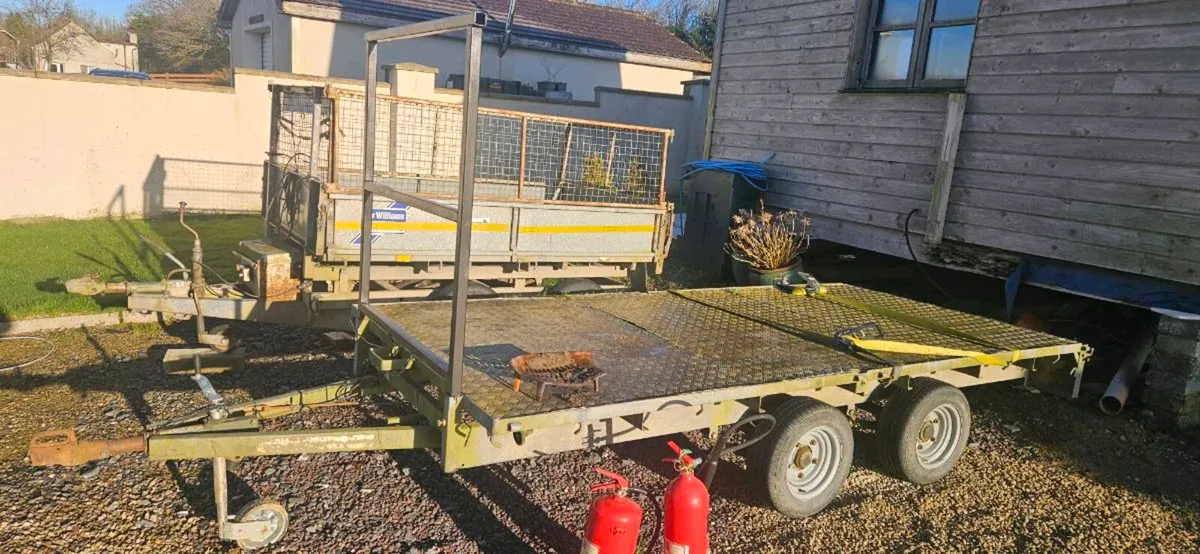 Flat bed trailer - Image 1