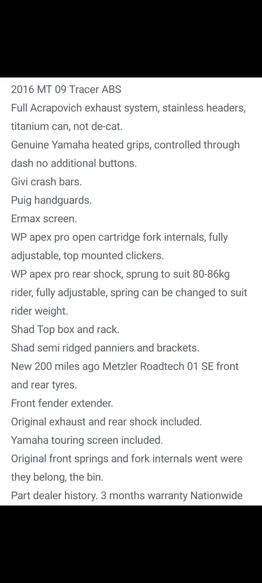 Yamaha Mt09 Tracer - Image 4
