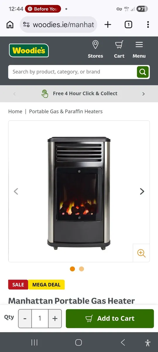 Manhattan Portable Gas Heater - Image 1