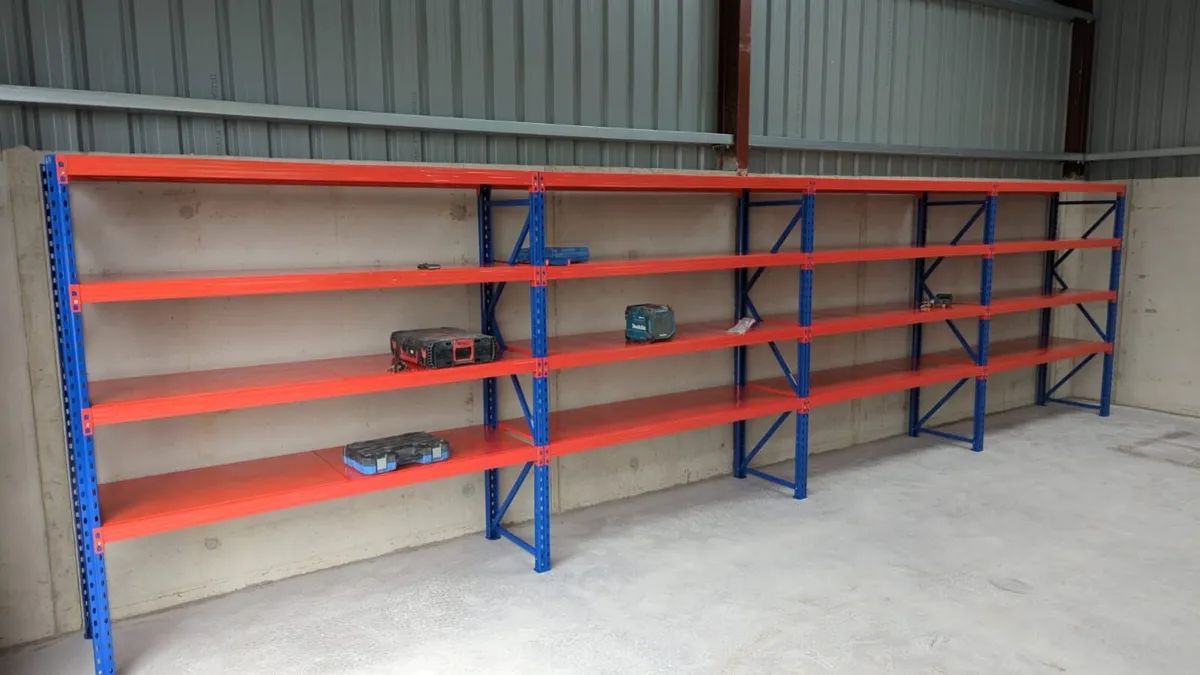 4 Layer All Metal Longspan Shelving Racking - Image 1