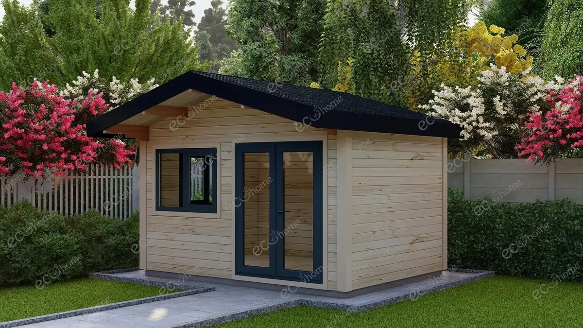 Ecohome Log Cabins Garden Room Linus 4m x 3m - Image 1