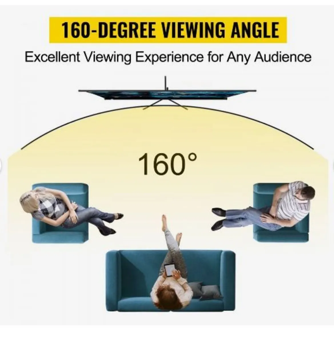 Tripod Projector Screen with Stand 100inch - Image 3