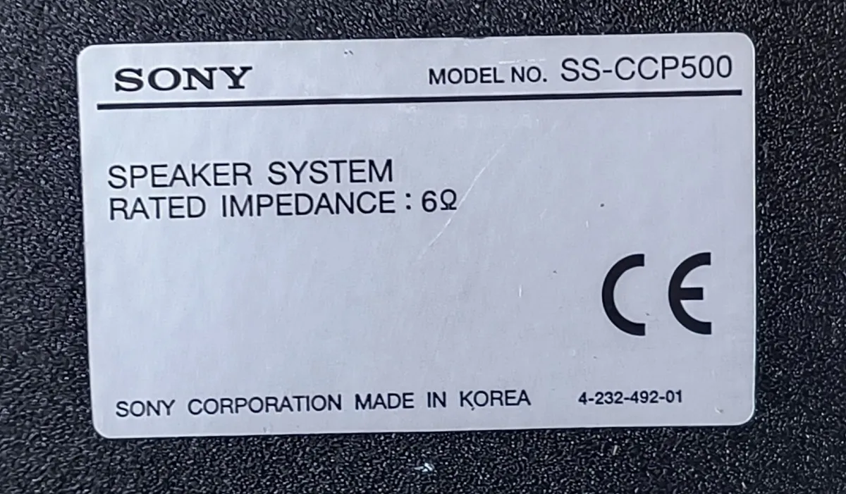 Sony Hi-Fi Stereo Bookshelf 2-Way Speakers - Image 2