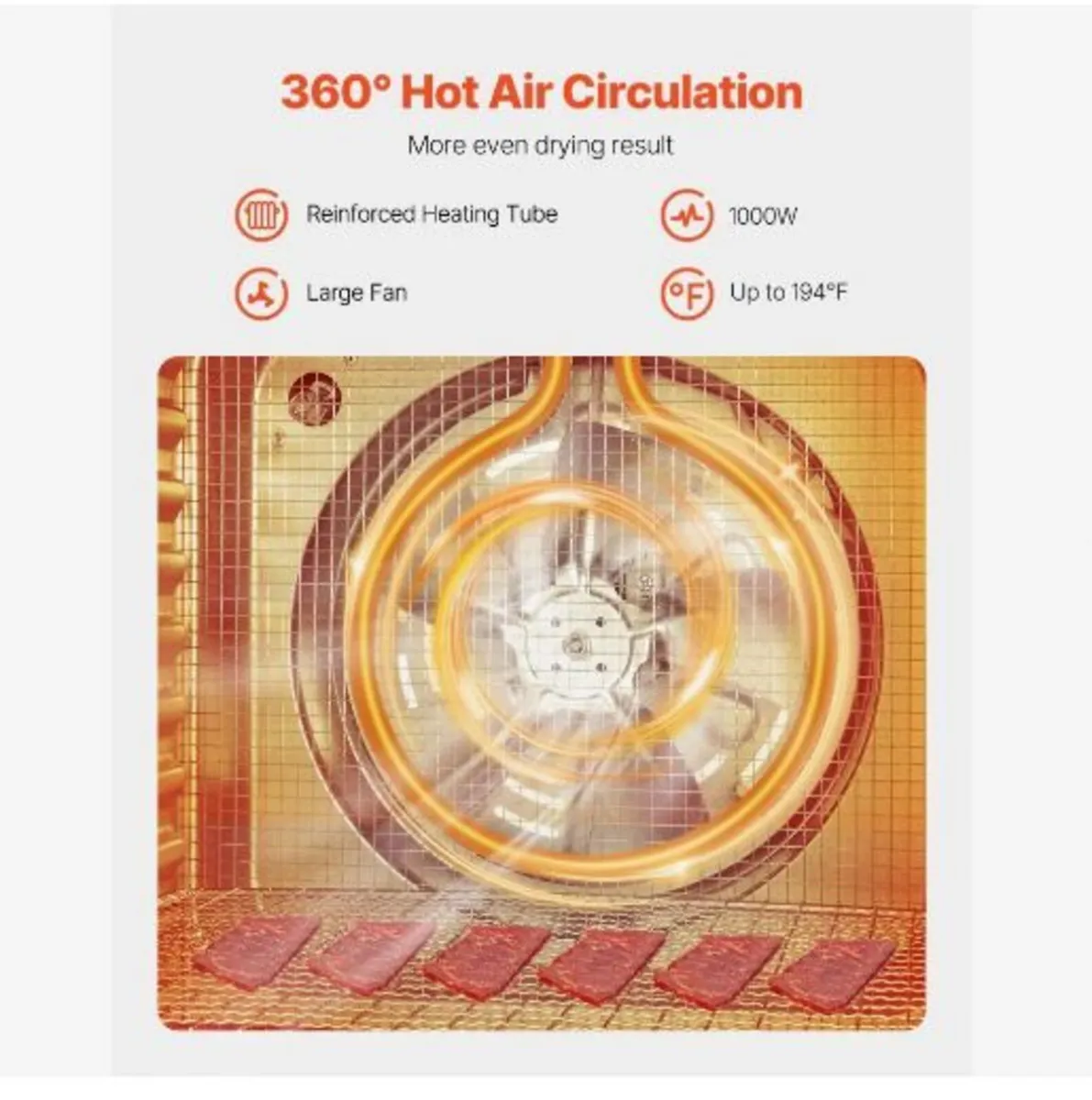 Food Dehydrator Machine, 10 Stainless Steel - Image 2