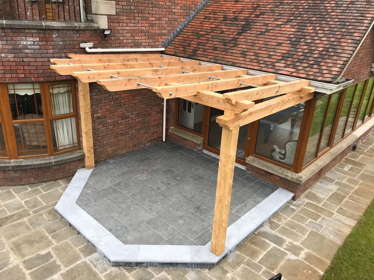 Bespoke Heavy Duty Pergola / pressure treated - Image 1