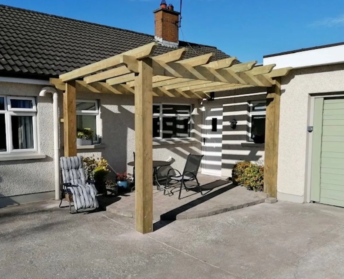Bespoke Heavy Duty Pergola / pressure treated - Image 3