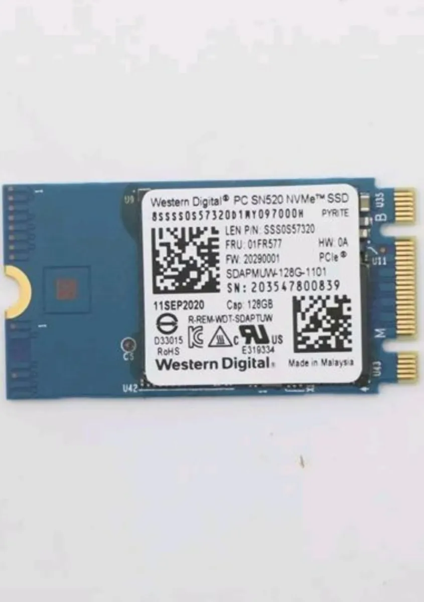 Western Digital SN520 M.2 NVMe 128GB SSD