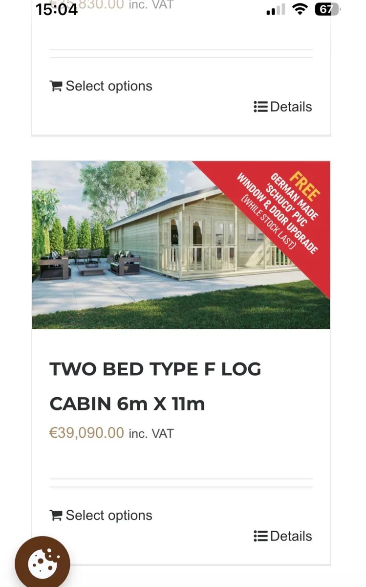 2 bed log cabin in excellent condition - Image 2