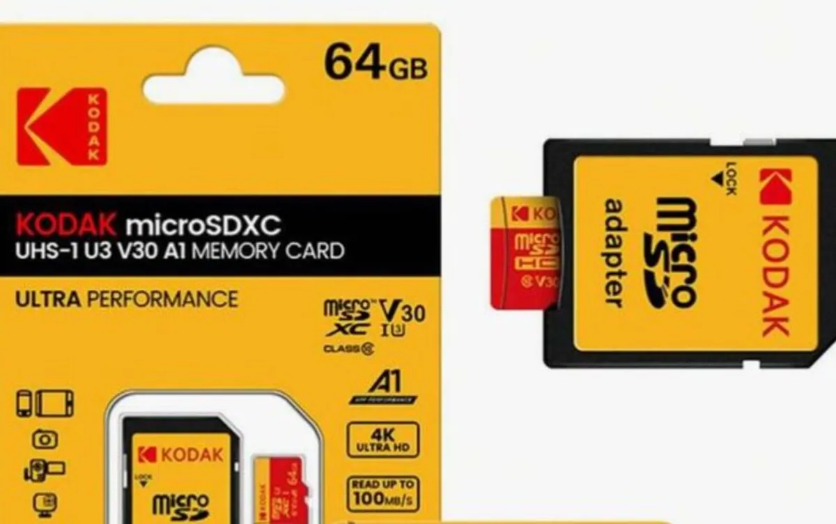 High-Quality Kodak Micro SD Card 64GB