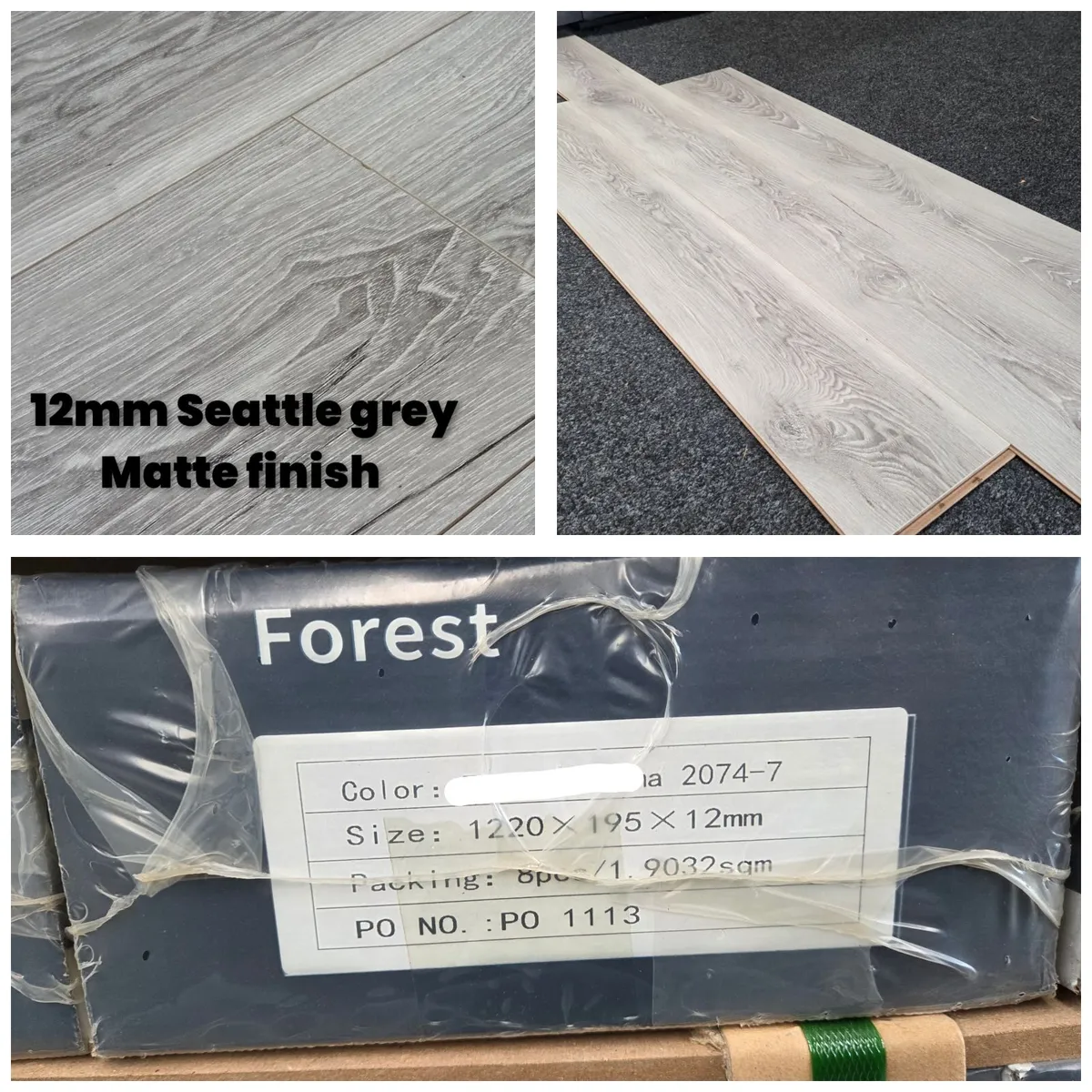 12mm laminated click flooring AC4 , - Image 4