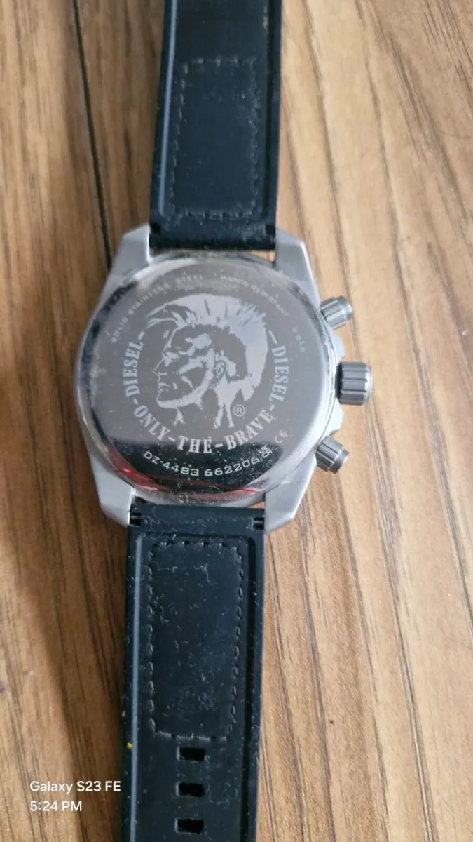 Diesel Analog Quartz Men Watch Grey Black Popular - Image 2