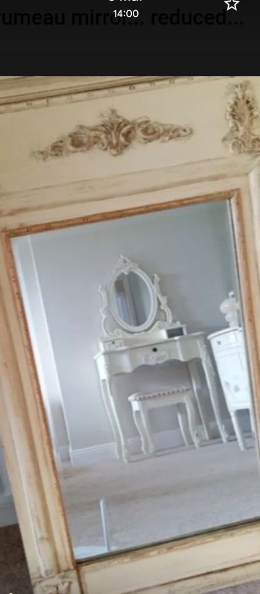 French design mirror - Image 1