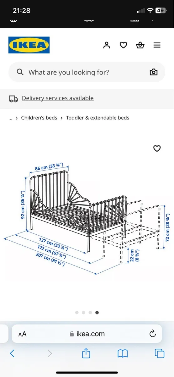 Ikea Toddler Bed Frame - Image 3