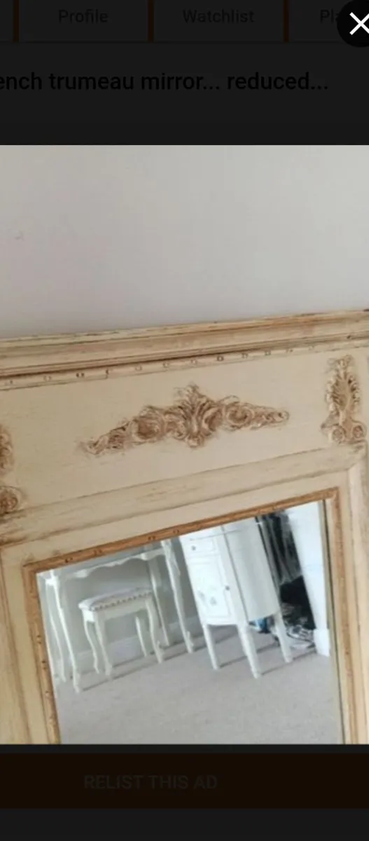 French design mirror - Image 2