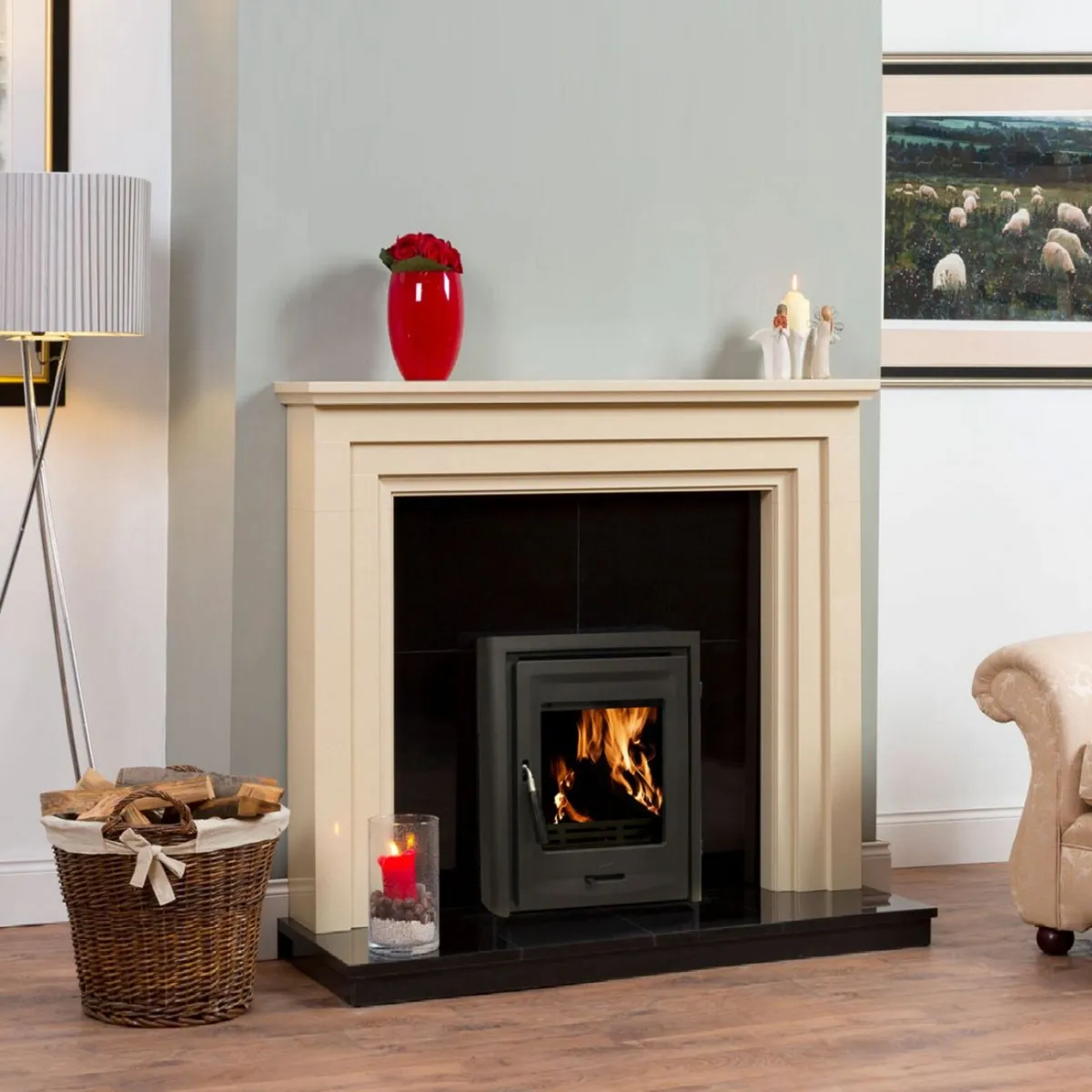 HD 5 Insert Stove, Black Matt - Image 1