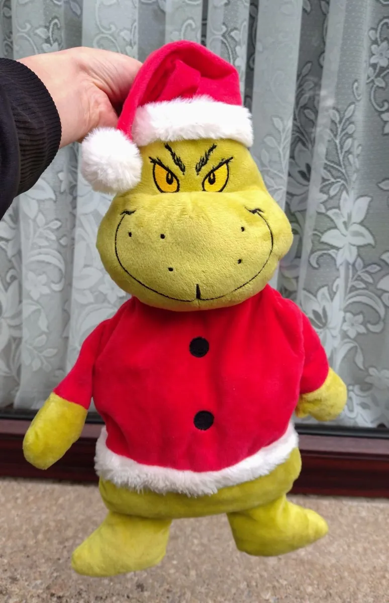 Grinch Christmas Soft Toy (used). - Image 3