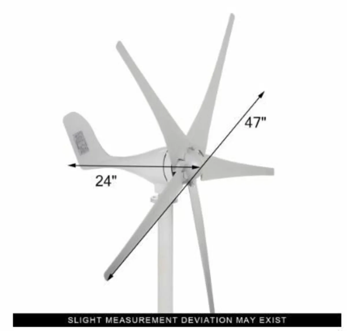 400W Wind Power Generator for Outdoor Use - Image 1