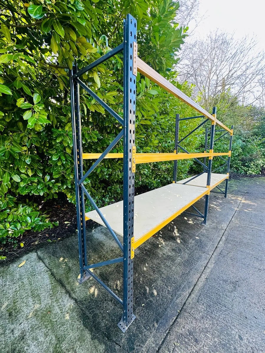 PALLET RACKING LARGE QUANTITY AVAILABLE - Image 4