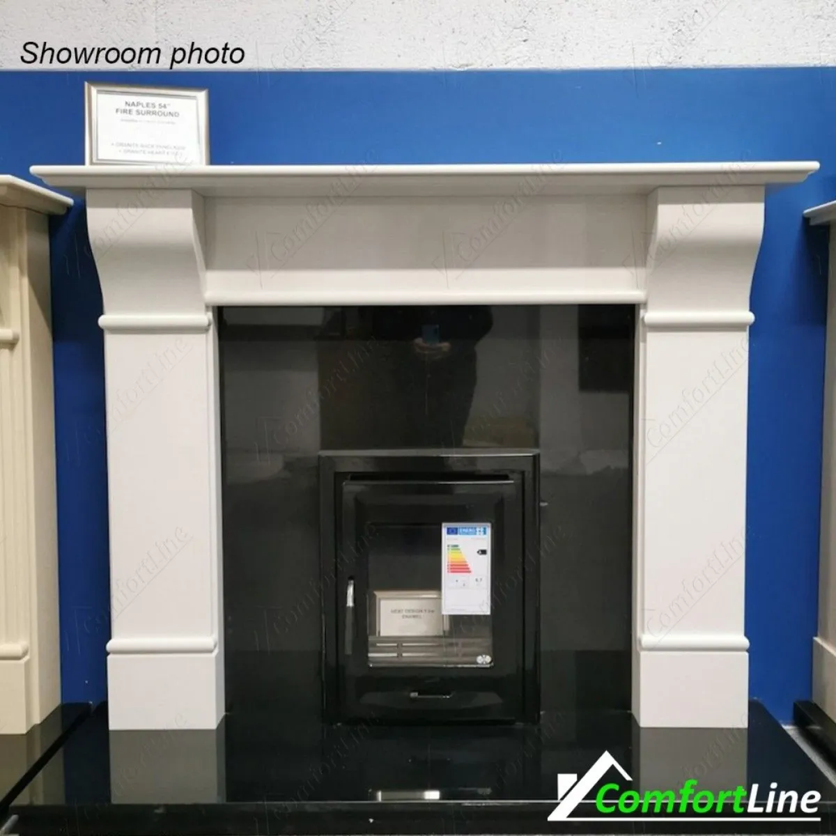 HD 5 Black Enamel Insert Stove - Image 1