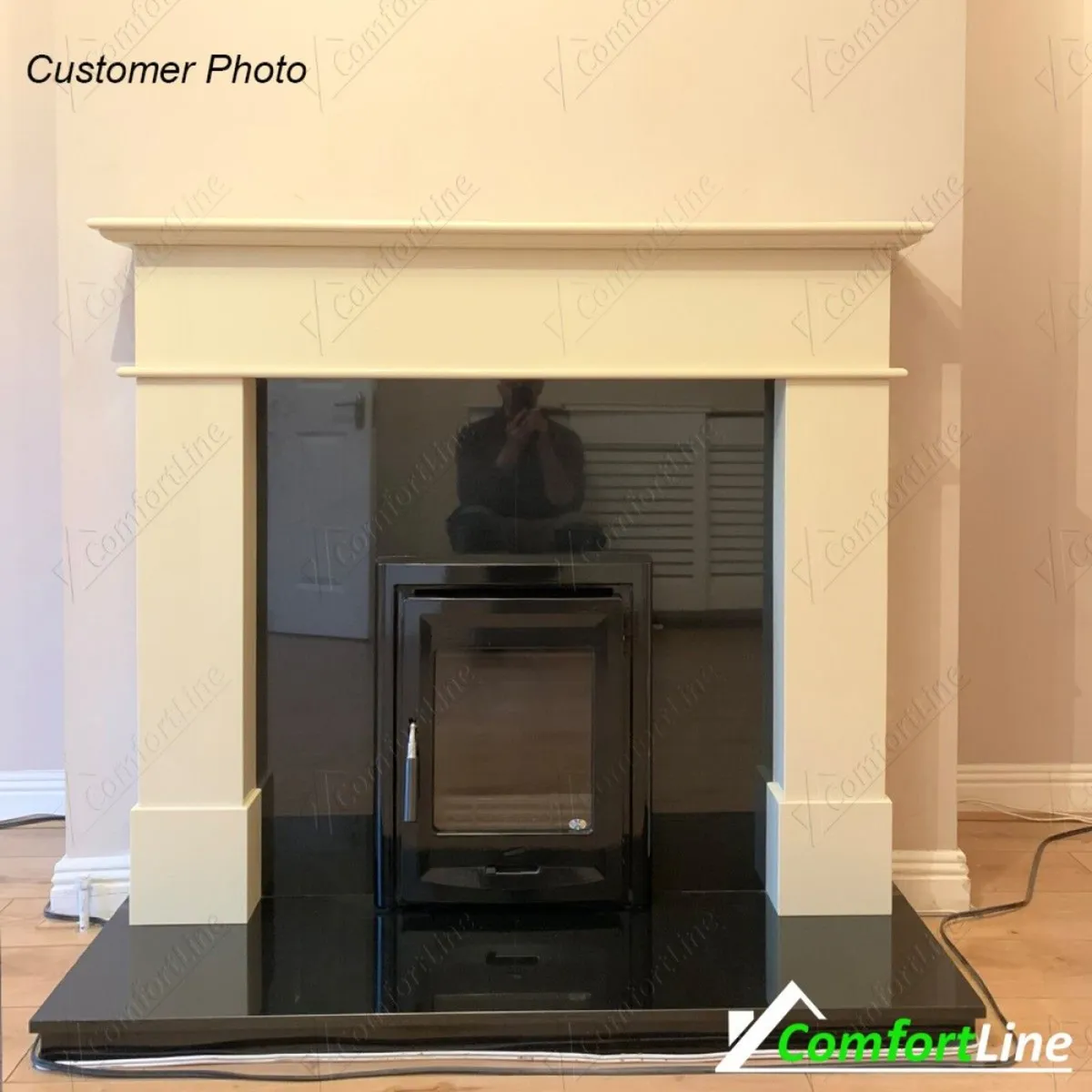 HD 5 Black Enamel Insert Stove - Image 2