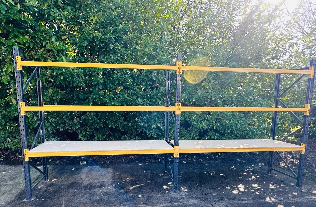 PALLET RACKING LARGE QUANTITY AVAILABLE - Image 2