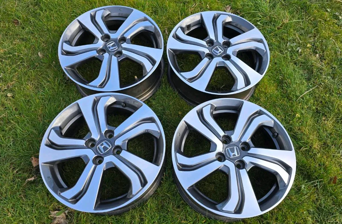 16" OEM Honda Diamond Cut Alloy Wheels (Set of 4) - Image 3