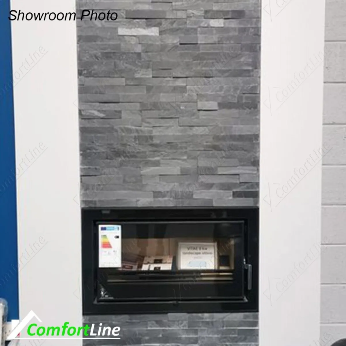 Vitae 8kw Landscape Insert Stove, Woodburner - Image 4