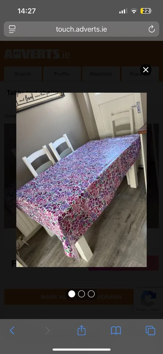 Table and chairs free - Image 1