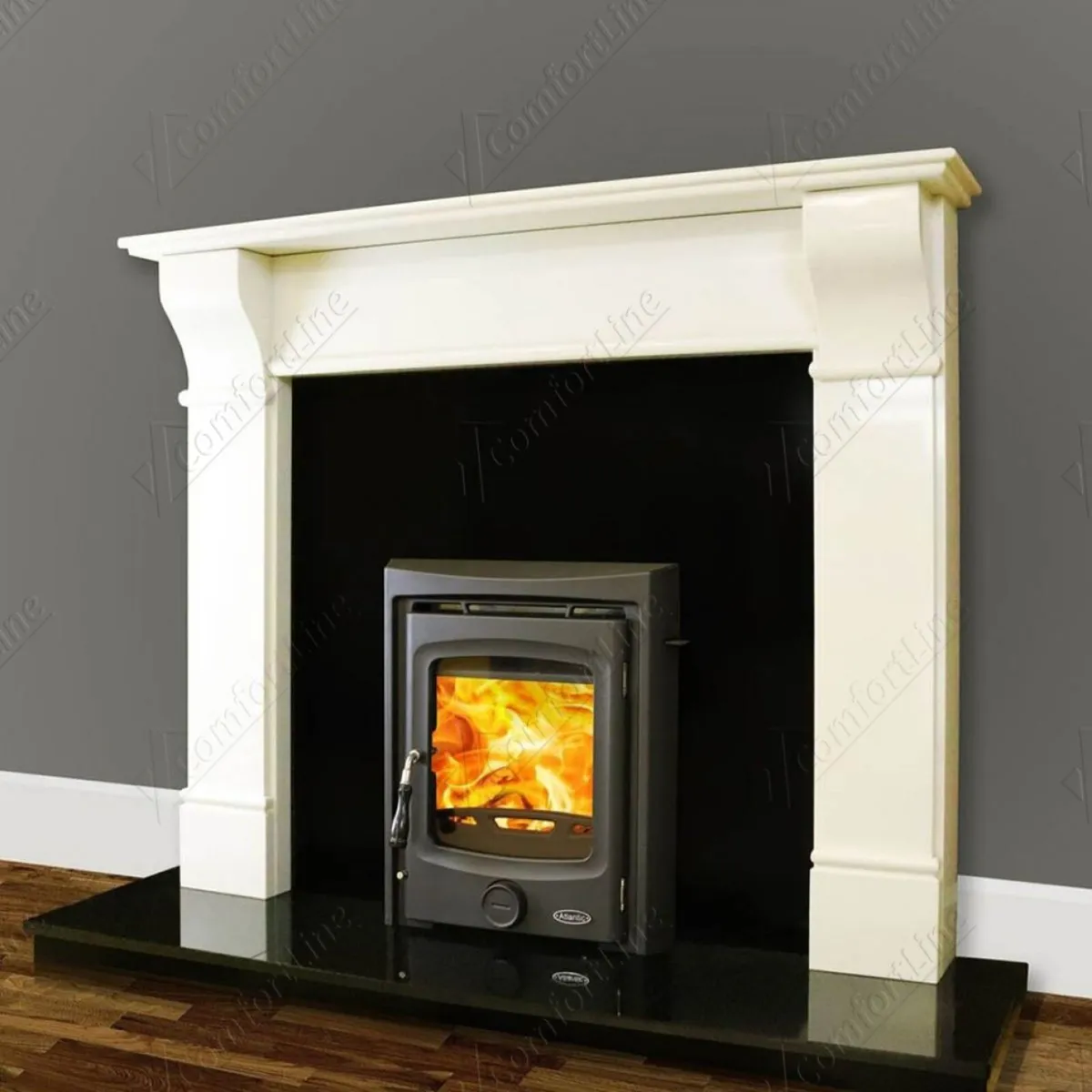 Atlantic Bay 5 kw insert cast iron stove - Image 4