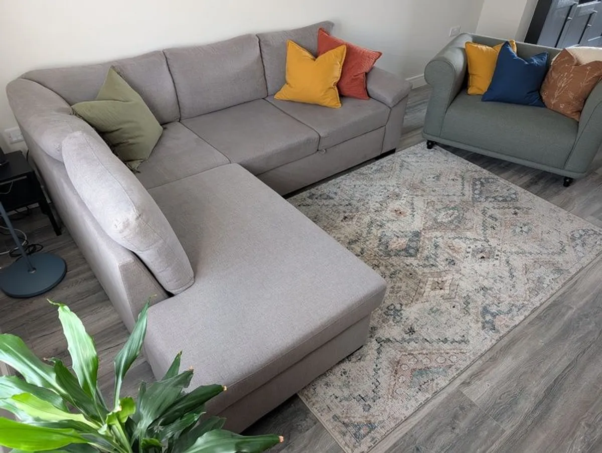 Home Gallery Corner Sofa Bed with Storage - Excellent Condition - Image 4