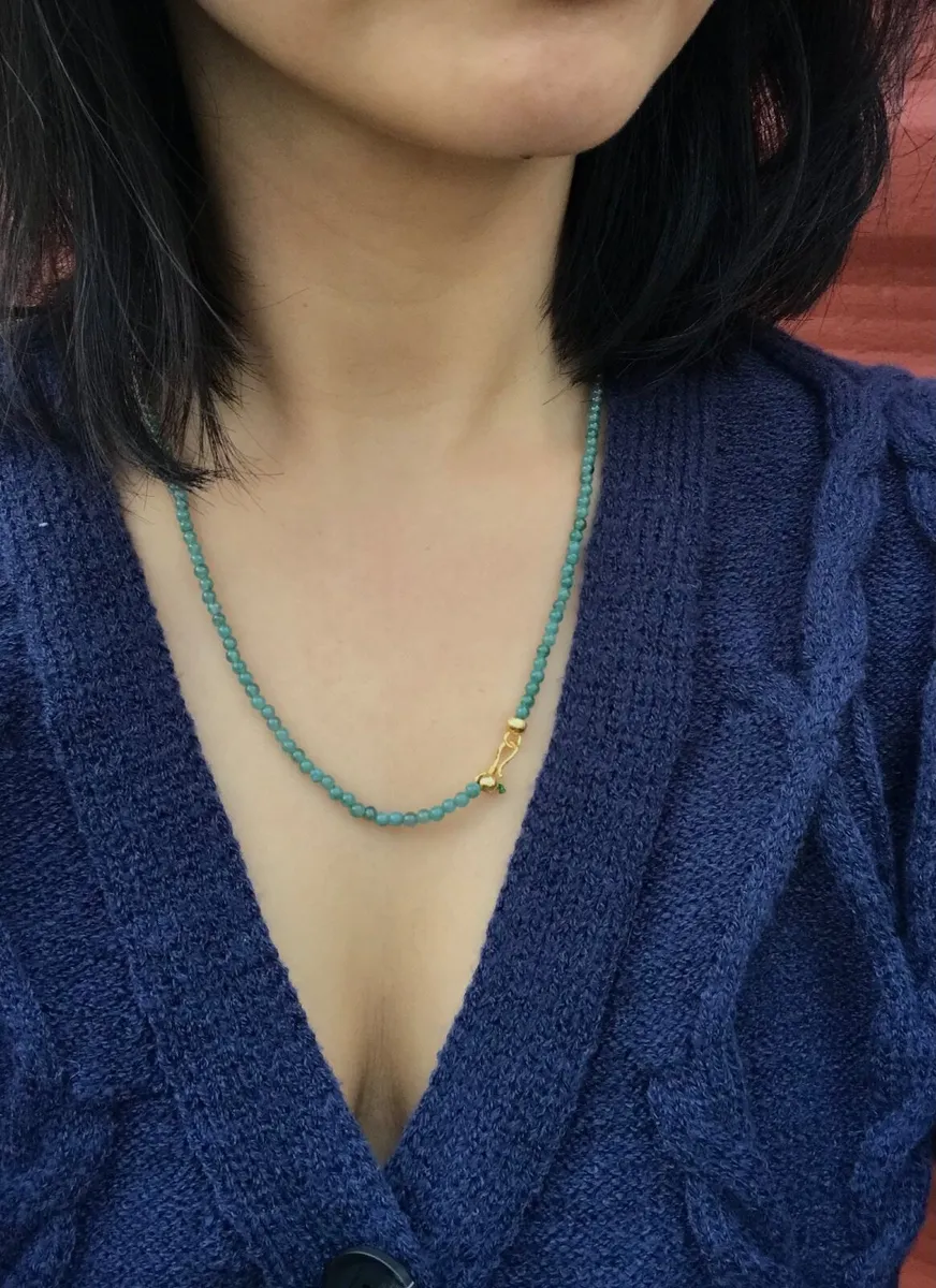 Type A Guatemala Jadeite Jade Necklace - Image 2