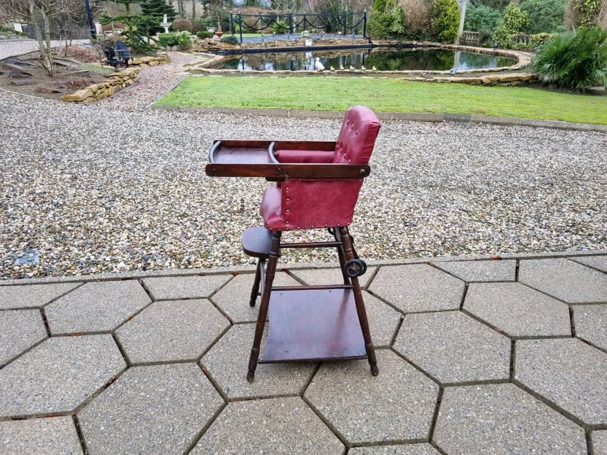 Antique Metamorphic Baby's High Chair - Image 4