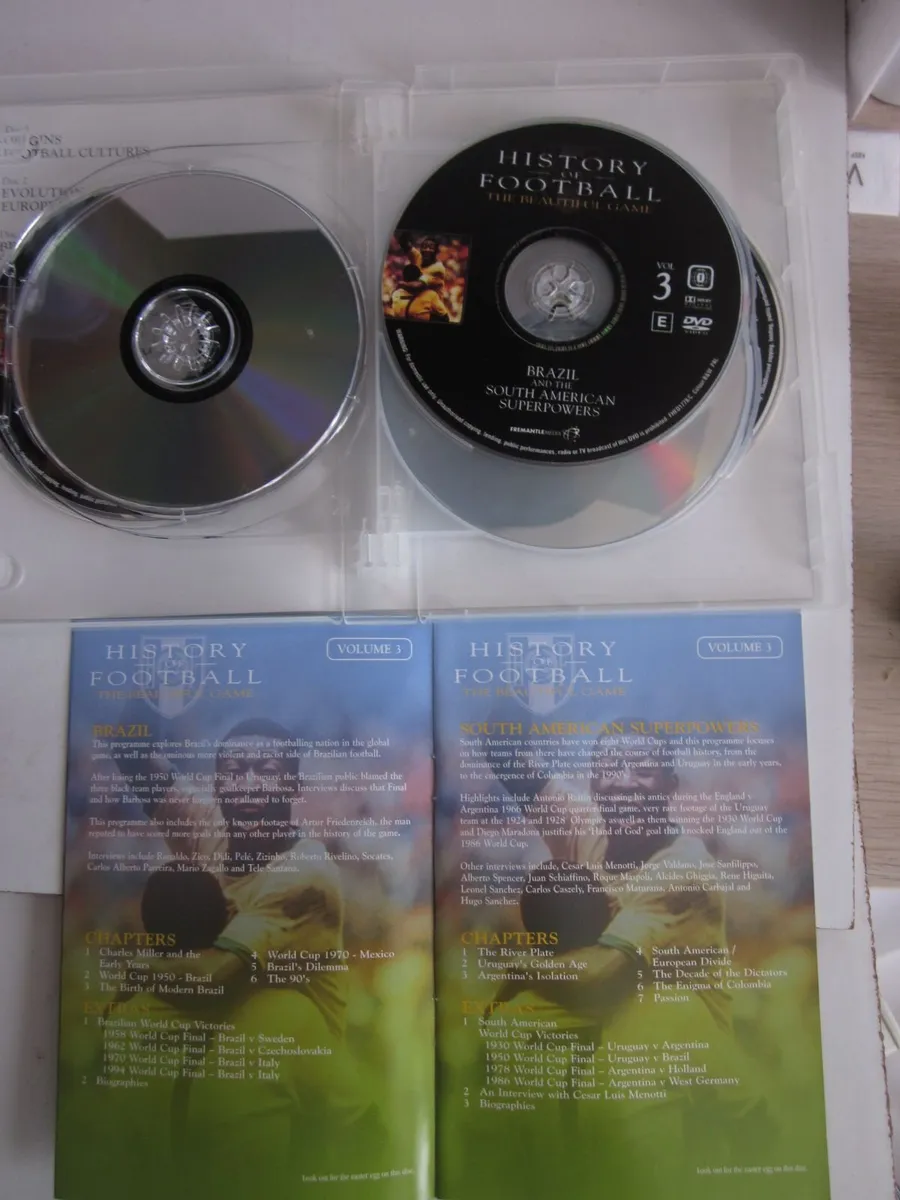 History of Football The Beautiful Game DVD's 7 - Image 3