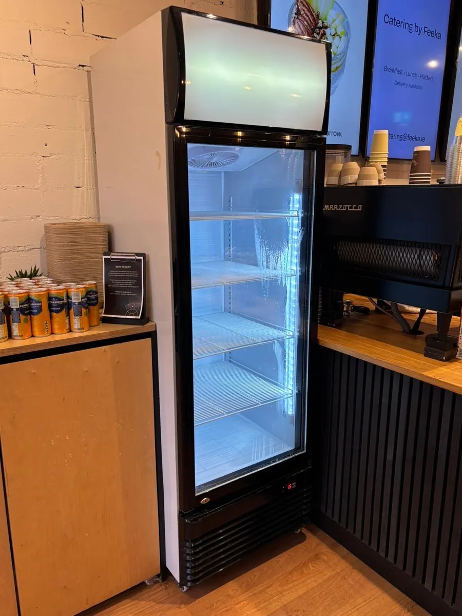 Colding Upright Glass Fridge - Image 2