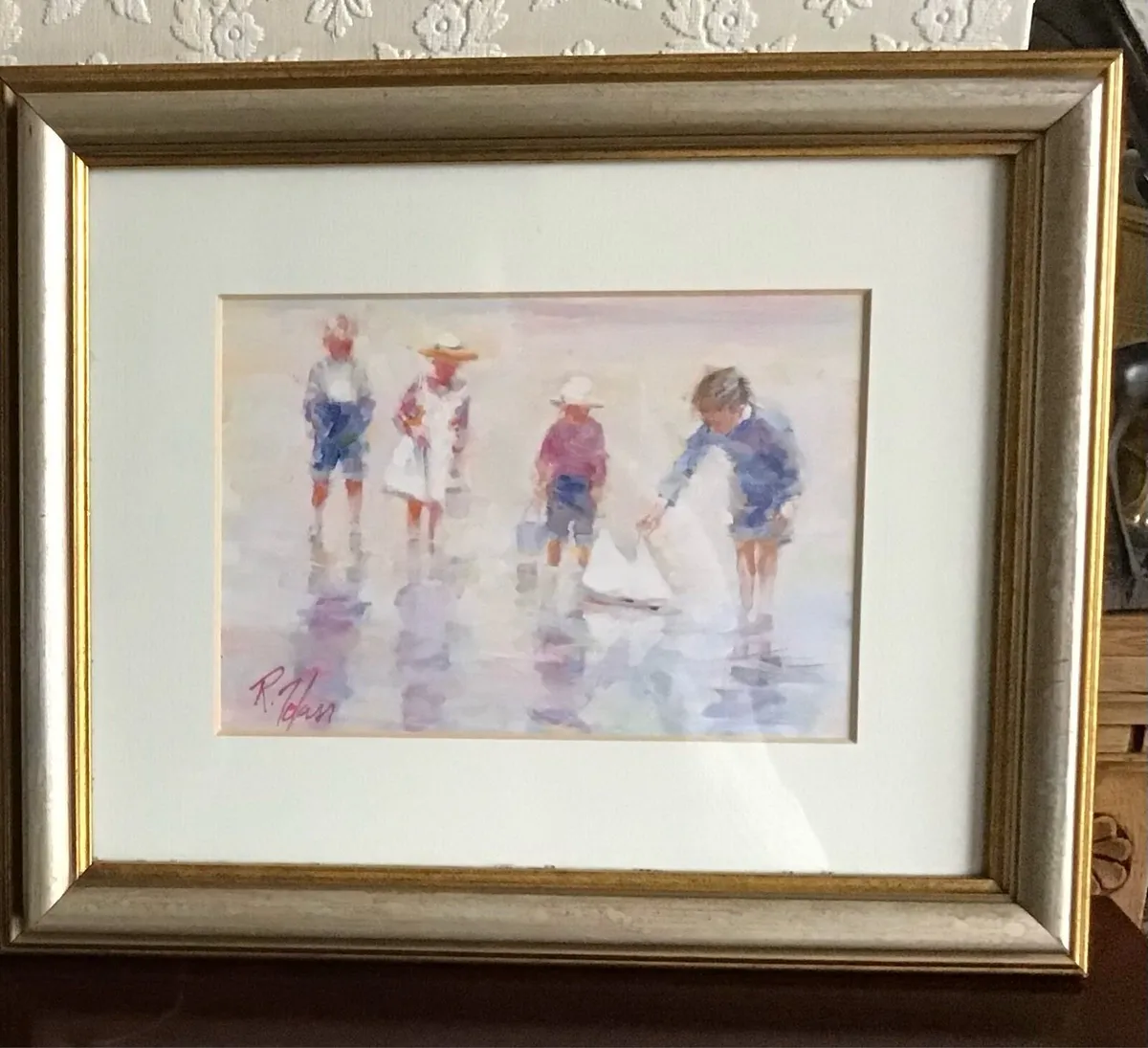 Impressionistic Style Print by R. Tolan. - Image 1