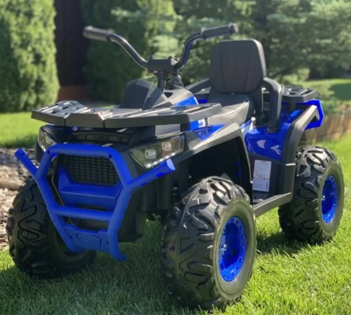 Desert Commander 24V Electric Ride On Quad Blue - Image 1