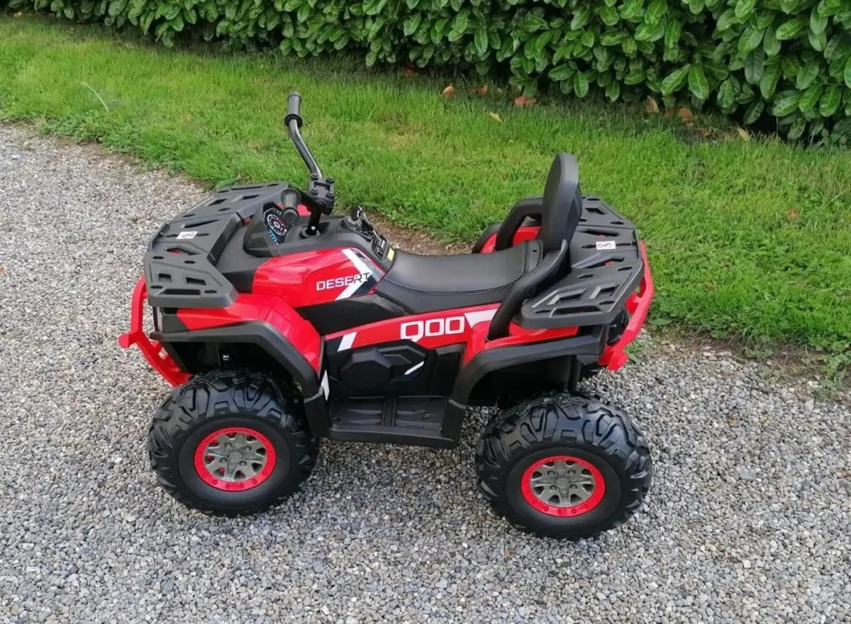 Desert Commander 24V Electric Ride On Quad Red - Image 3