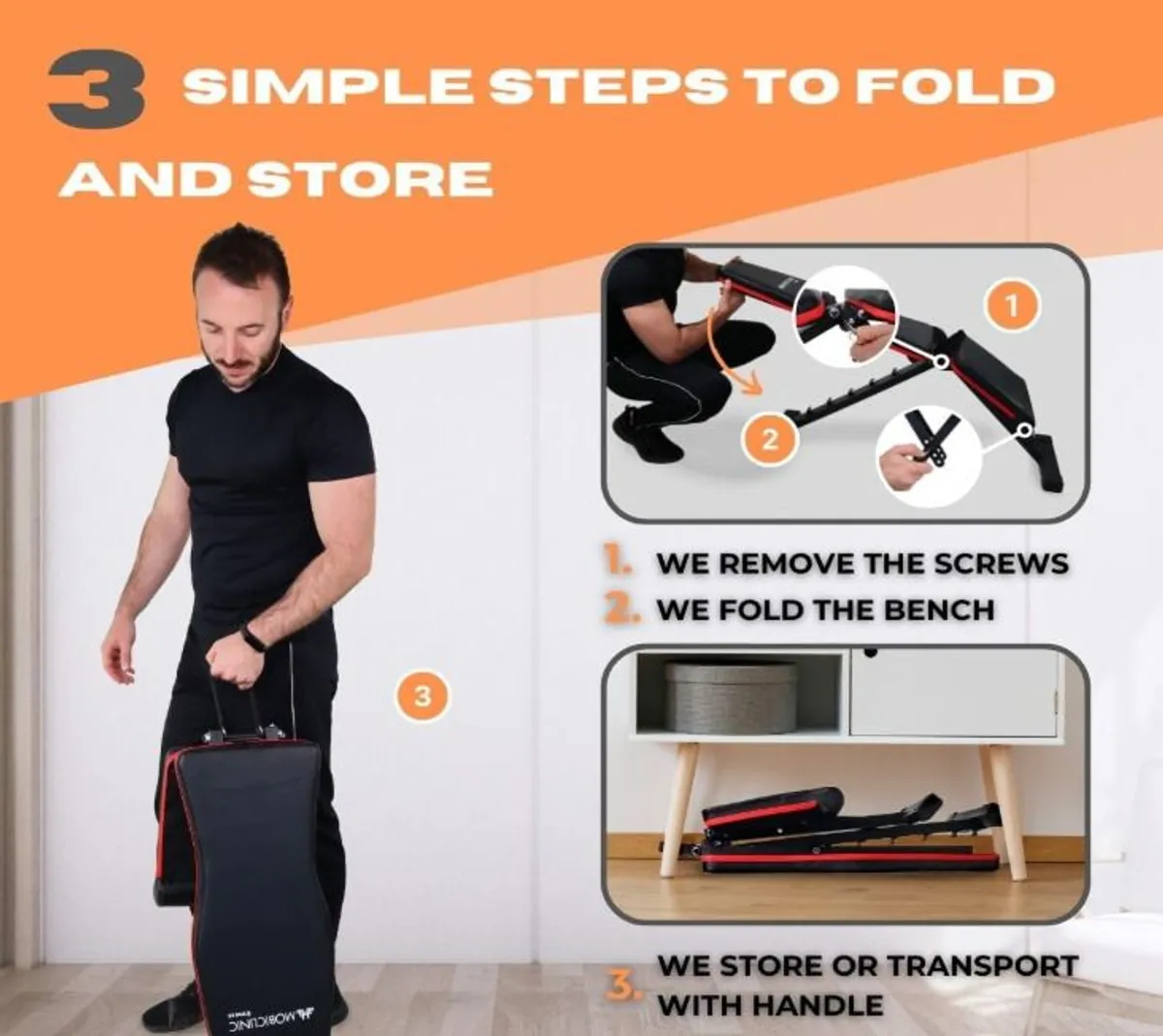 New Adjustable Weight Bench (Collect ASAP) - Image 4