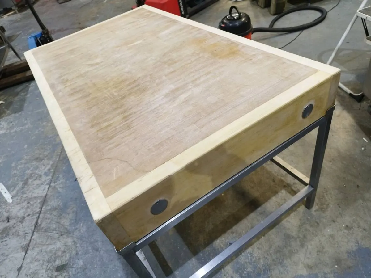 Authentic butchers chopping block - Image 2
