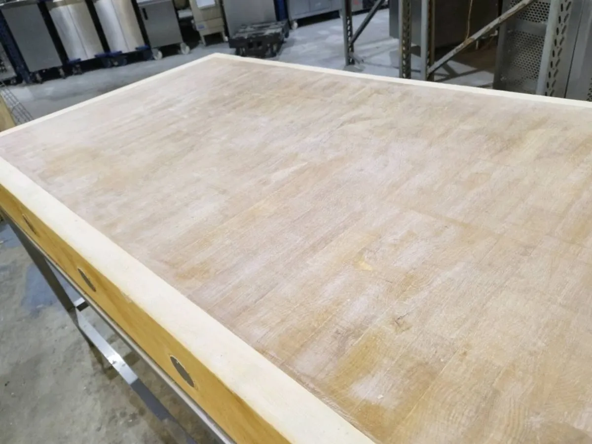 Authentic butchers chopping block - Image 3