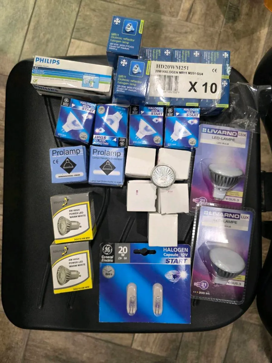 Halogen and other new bulbs