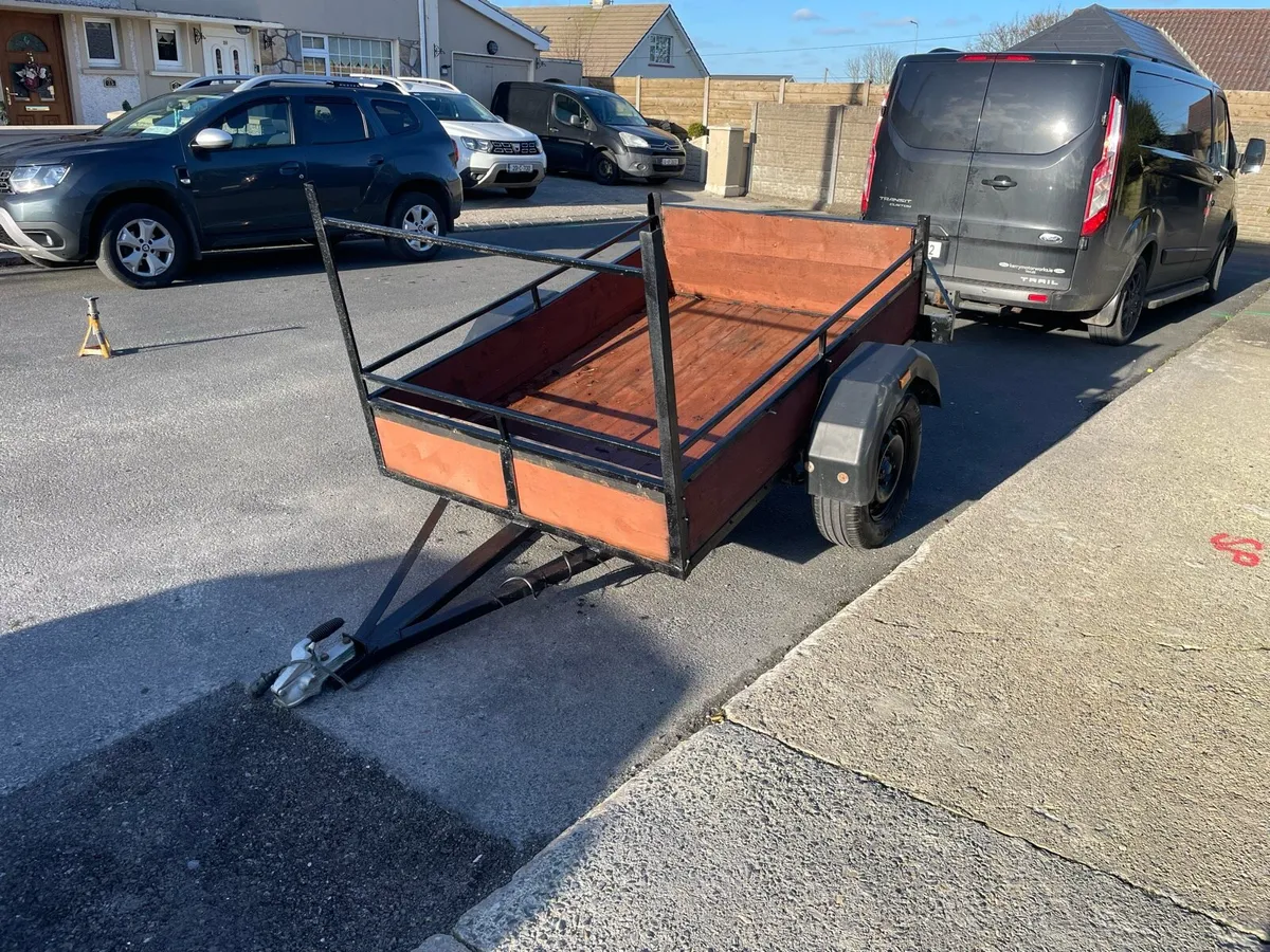 Single axle car trailer for sale - Image 1