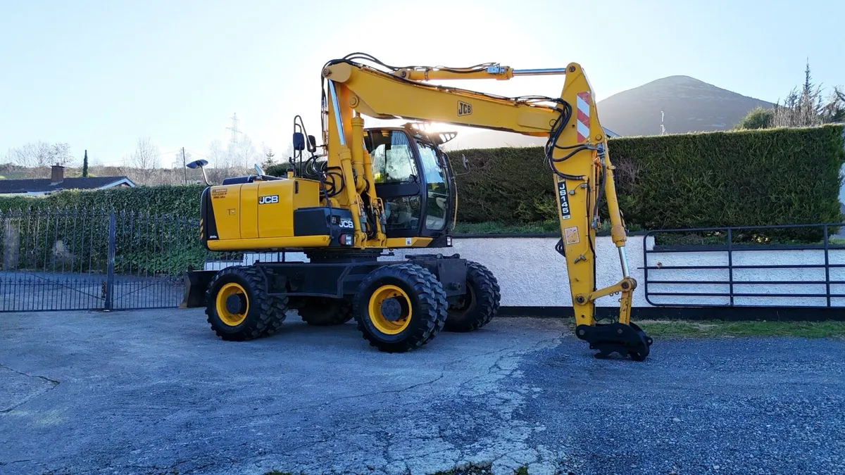 JCB JS145 Wheeled Excavator - Image 1