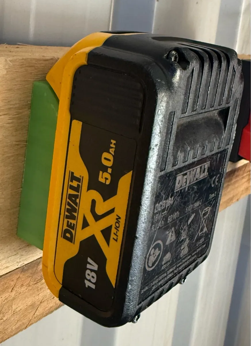 DeWalt, Milwaukee, Makita Battery / Tool Holders - Image 1