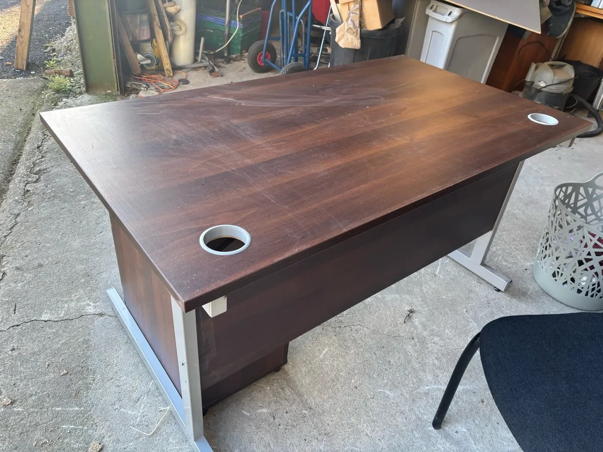Walnut desks - Image 1