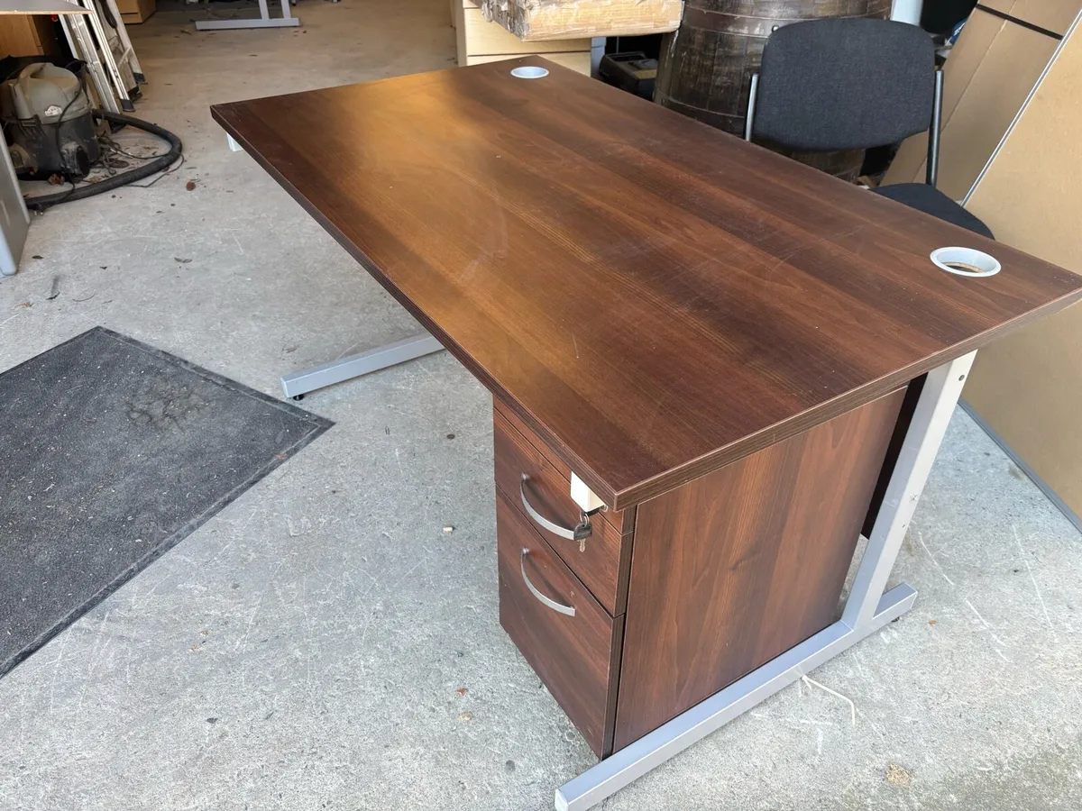 Walnut desks - Image 2