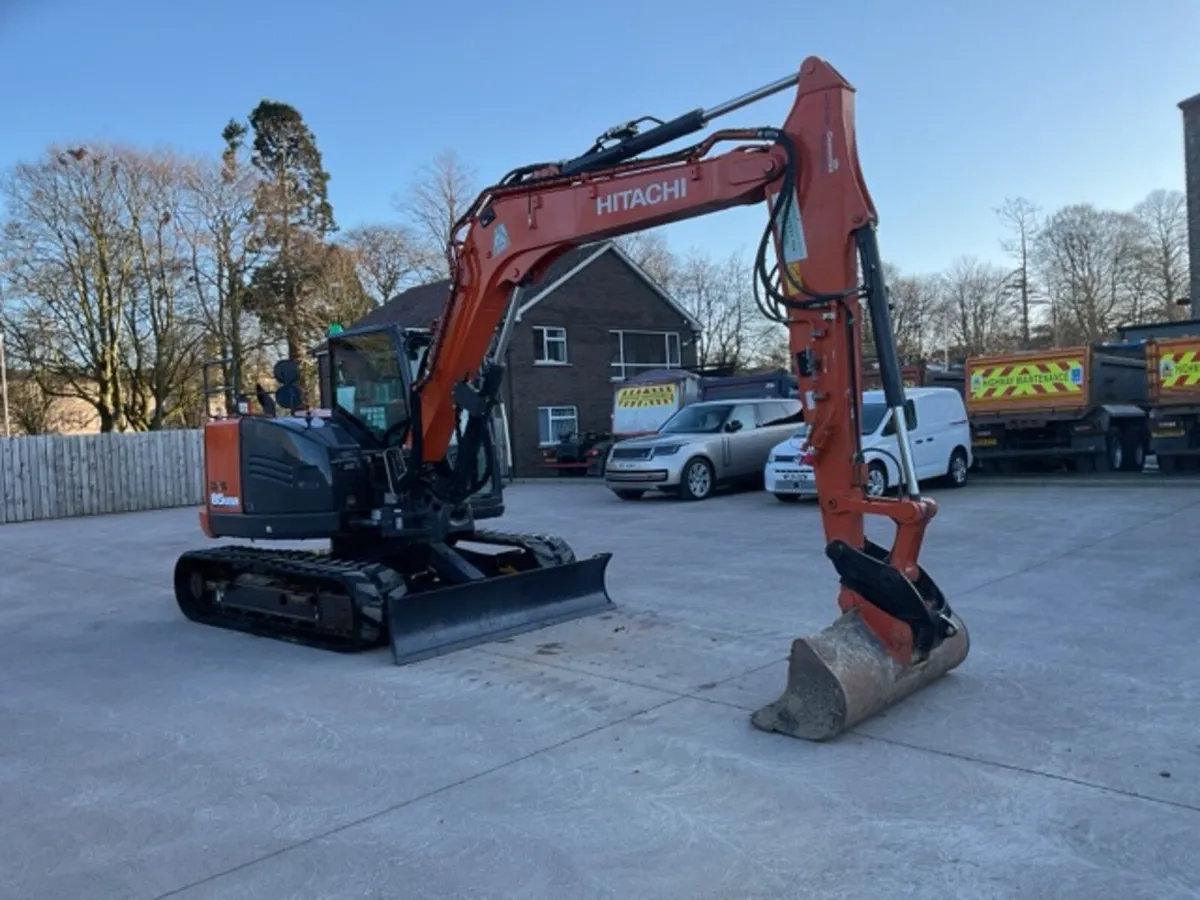 2022 Hitachi ZX85USBLCN-6 Excavator - Image 1