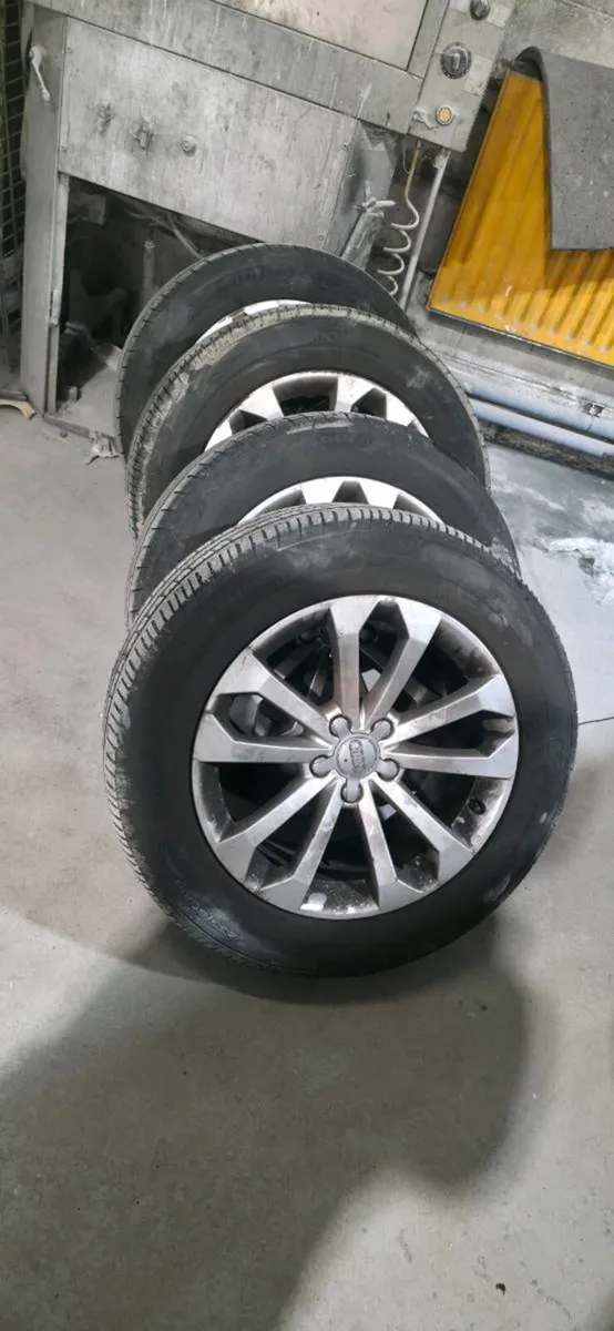 18" audi q5 alloy wheels - Image 1